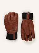 Rękawiczki - Hestra Rękawiczki Narciarskie Fall Line braun - miniaturka - grafika 1