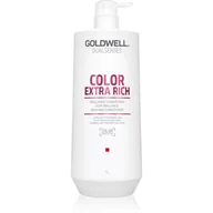 Odżywki do włosów - Goldwell Dualsenses Color Extra Rich, odżywka nabłyszczająca do włosów grubych i opornych, 1000 ml - miniaturka - grafika 1