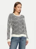 Swetry damskie - Vila Sweter Doreen 14099775 Beżowy Regular Fit - miniaturka - grafika 1