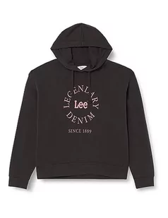 Lee Legendary damska bluza z kapturem, czarny, XS - Bluzy damskie - miniaturka - grafika 1