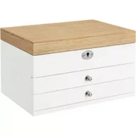 Pudła i pojemniki do przechowywania - Songmics Szkatułka na biżuterię pudełko - miniaturka - grafika 1