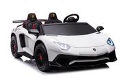 Pojazdy elektryczne dla dzieci - Pojazd Lamborghini Aventador SV STRONG Biały - miniaturka - grafika 1