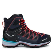 Buty trekkingowe damskie - Trekkingi Salewa Ws Mtn Trainer Lite Mid Gtx GORE-TEX 61360-3989 Granatowy - miniaturka - grafika 1