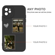 Etui i futerały do telefonów - TEMU Osobiste, dopasowane etui na telefon z fotografią, odpowiednie dla Iphone 11 Pro, 12, 13 Mini, 14, 15, 16 Pro Max, 7/8 Plus, X, XR, czarny, - miniaturka - grafika 1