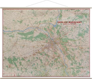 Jokart Okolice Warszawy mapa ścienna 1:100 000 - Atlasy i mapy - miniaturka - grafika 1