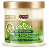 Odżywki do włosów - African Pride, Olive Miracle Leave-in Conditioner, Odżywka do włosów, 444ml - miniaturka - grafika 1