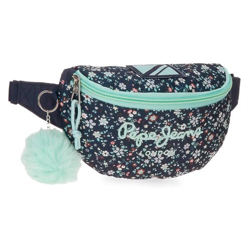 Pepe Jeans Alenka Z paskiem na biodro Niebieski 22x12x7 cms Poliester by Joumma Bags by Joumma Bags, niebieski, Fajka