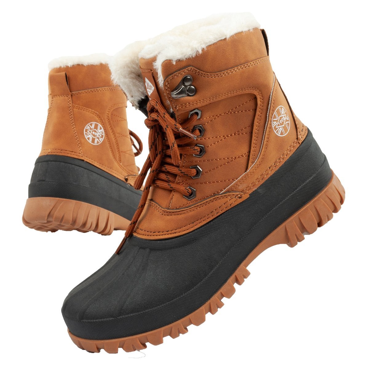 Buty Śniegowce Zimowe Z Kożuszkiem Damskie Lee Cooper [Lcj-24-44-2869L]-38