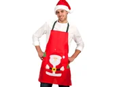 Stroje karnawałowe - Kostium Fartuszek Św. Mikołaj na Boże Narodzenie - miniaturka - grafika 1