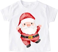 Koszulki dla dziewczynek - Koszulka z mikołajem dla dziecka santa76 - miniaturka - grafika 1