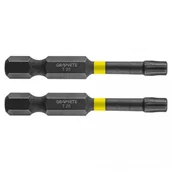Wkrętarki - Graphite Bity udarowe TX25 x 50 mm, 2 szt. TOP-56H526 - miniaturka - grafika 1