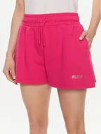 Spodenki damskie - Guess Szorty sportowe Eleanora V4RD04 KC5O0 Różowy Relaxed Fit - miniaturka - grafika 1