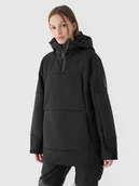 Kurtki damskie - 4F Kurtka snowboardowa membrana 8000 damska - czarna XL - miniaturka - grafika 1