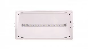 AWEX Oprawa awaryjna EXIT IP65 LED 1W 125lm 3h dwuzadaniowa biała ETE/1W/C/3/SA/X/WH - Lampy pozostałe - miniaturka - grafika 1