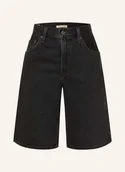 Spodenki damskie - Levi's® Szorty Jeansowe schwarz - miniaturka - grafika 1