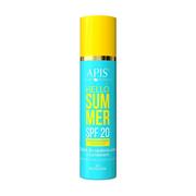 Balsamy i kremy do opalania - APIS APIS Hello Summer Wodoodporny olejek do opalania ciała z karotenem SPF20, 150ml - miniaturka - grafika 1