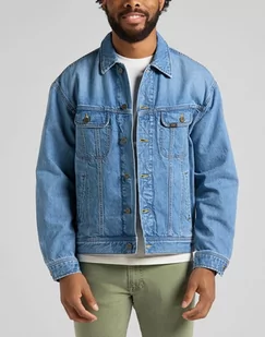 Lee Relaxed Rider Jacket Lt Męska Kurtka Jeansowa Worn Bolton L86Yomvw-Xl - Kurtki męskie - miniaturka - grafika 1