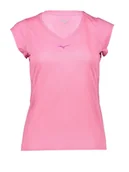 Koszulki sportowe damskie - Mizuno Koszulka sportowa "Aero" w kolorze różowym - miniaturka - grafika 1