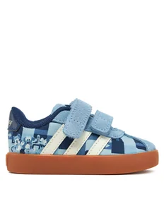 adidas Sneakersy Disney Mickey Mouse Vl JH6078 Granatowy - Buty dla dziewczynek - miniaturka - grafika 1