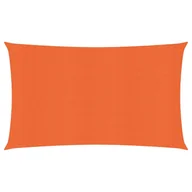 Parasole ogrodowe - vidaXL Żagiel przeciwsłoneczny, 160 g/m, pomarańczowy, 2x5 m, HDPE 311671 - miniaturka - grafika 1