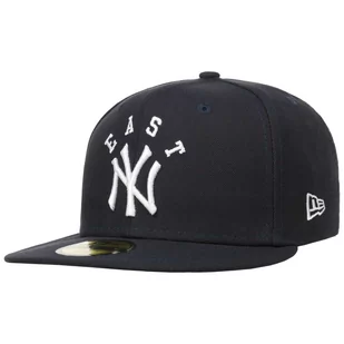 Czapka 59Fifty Team League Yankees by New Era, ciemnoniebieski, 7 5/8 (60,6 cm) - Czapki i chusty sportowe męskie - miniaturka - grafika 1