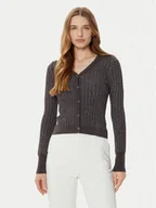 Swetry damskie - Guess Kardigan W5RR05 Z3KT0 Szary Regular Fit - miniaturka - grafika 1