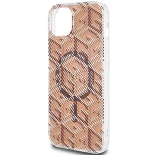 Etui Guess GUHMP15SHGCUSTGW Apple iPhone 15 / 14 hardcase IML GCube MagSafe brązowy/brown - Etui i futerały do telefonów Etui Guess GUHMP15SHGCUSTGW Apple iPhone 15 / 14 hardcase IML GCube MagSafe brązowy/brown - Etui i futerały do telefonów - miniaturka - grafika 7