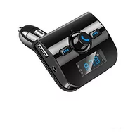 Transmitery FM - Transmiter Bluetooth FM MP3 do smartfona Samsung Galaxy Note 10, odtwarzacz samochodowy, zestaw głośnomówiący, bezprzewodowy adapter muzyczny - miniaturka - grafika 1