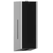 Dozowniki papieru i mydła dla firm - Elektroniczny dozownik mydła 800 ml KWC Exos, stal nierdzewna - miniaturka - grafika 1