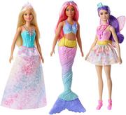 Lalki dla dziewczynek - Mattel, Barbie, Dreamtopia, Zestaw 3 lalek - miniaturka - grafika 1