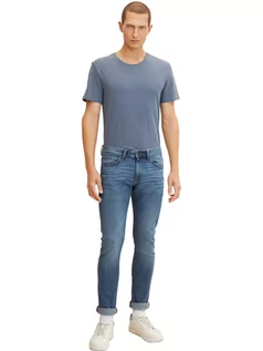 Spodnie męskie - Tom Tailor Dżinsy - Slim fit - w kolorze niebieskim - grafika 1