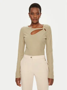 Guess Bluzka W5RP12 KAQL2 Zielony Regular Fit - Bluzki damskie - miniaturka - grafika 1