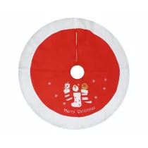 Mata pod choinkę czerwona 80cm - Godan - Ozdoby bożonarodzeniowe - miniaturka - grafika 1