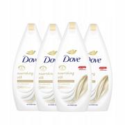 Kosmetyki do kąpieli - Dove Nourishing Silk żel pod prysznic 4 x 450 ml - miniaturka - grafika 1