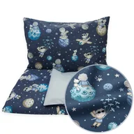 Pościel dla dzieci - POŚCIEL 160x100 DZIECIĘCA 2EL 100x160 + POSZEWKA 50X60 DO ŁÓŻECZKA ŁÓŻKA - miniaturka - grafika 1
