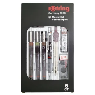 Zestaw Isografów Rotring Master Set 0.1 / 0.3 / 0.5 - S0699420 - Cienkopisy - miniaturka - grafika 1