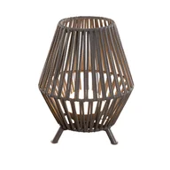 Lampy stojące - Newgarden Orientalna lampa stołowa ze sznurka z wbudowanym, ładowanym, ściemnialnym LED - Contra - miniaturka - grafika 1