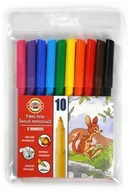 Kredki, ołówki, pastele i pisaki - Flamastry 10-Kol. W Etui Foliowym, Koh-I-Noor - miniaturka - grafika 1