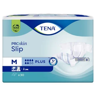 TENA ProSkin Slip Plus Pieluchomajtki M 30 sztuk - Pieluchy dla dorosłych - miniaturka - grafika 1