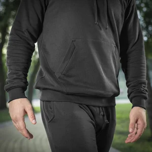 M-Tac - Bluza Hoodie Cotton Raglan - Czarna - 20483002 - Odzież taktyczna i umundurowanie - miniaturka - grafika 11