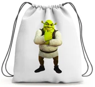 Torby szkolne - PLECAK WOREK SHREK SZKOLNY NA BUTY WF - miniaturka - grafika 1