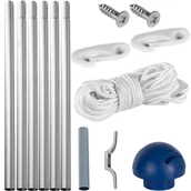 Flagi i akcesoria - MASZT 6,5 M DO FLAGI MASZT FLAGOWY Z ALUMINIUM - miniaturka - grafika 1