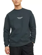 Bluzy męskie - Bestseller A/S Bluza męska Jorvesterbro Sweat Crew Neck Noos, Magical Forest, L - miniaturka - grafika 1