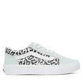 Buty dla dziewczynek - Tenisówki Vans Old Skool VN000CYVYWU1 Zielony - miniaturka - grafika 1