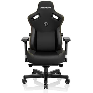 Anda Seat Kaiser 3 L Gamingowy do 150kg Skóra ECO Czarny - Fotele gamingowe - miniaturka - grafika 1