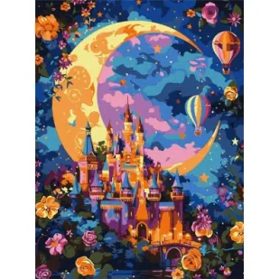 Ideyka Malowanie po numerach - Księżycowa fantazja 30x40 - Malowanie po numerach - miniaturka - grafika 1