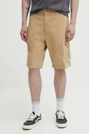 Spodenki męskie - Quiksilver szorty bawełniane kolor brązowy - miniaturka - grafika 1