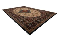 Dywany - Dywan wełniany SUPERIOR PIENA rozeta rubin czerwony 200x300 cm - miniaturka - grafika 1