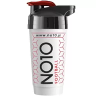 Shakery i bidony sportowe - Bidon Shaker No10 600 Ml Biały! - miniaturka - grafika 1