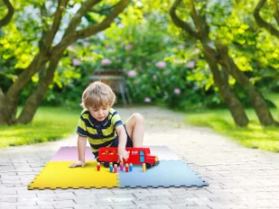 Mata piankowa puzzle kolorowa do ćwiczeń CREATIVE KIDS - Maty do ćwiczeń - miniaturka - grafika 5